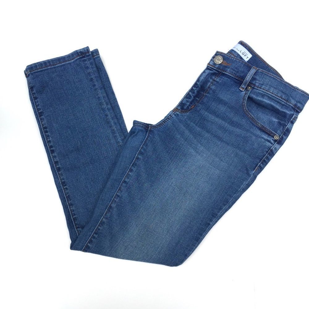 Loft Skinny Crop Stretch Midrise Inseam 27.5 in. - Picture 1 of 6